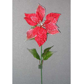 23``L POINSETTIA SPRAY (23``L Poinsettia SPRAY)