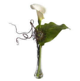 22`` CALLA LILY IN VASE (22``Calla Lily in Vase)