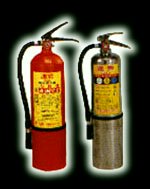 Dry chemical powder extinguisher,10 type (Сухой химический огнетушитель порошком, 10 типов)