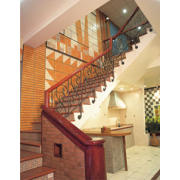 Interior Wrought Iron Handrail (Кованые изделия интерьера перила)