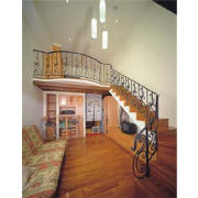 Interior Wrought Iron Handrail (Кованые изделия интерьера перила)