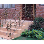 Interior Wrought Iron Handrail (Intérieur Fer forgé Main courante)