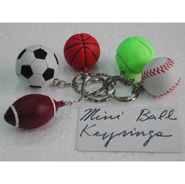mini ball keychain (Mini ballon trousseau)