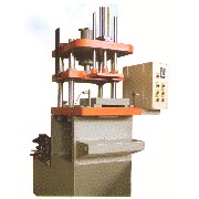 Hydraulic press and drilling process machine