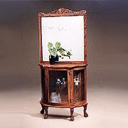 SW-109 Oak Console/Mirror (SW-109-Konsole Oak / Mirror)