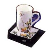 Bone China Mug & Pad Set (Bone China Mug & Pad Set)