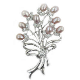 Silver /Brass brooch (Silber / Brass Brosche)