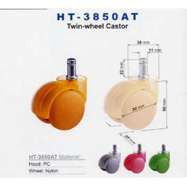 Twin-wheel castor (Twin-wheel castor)