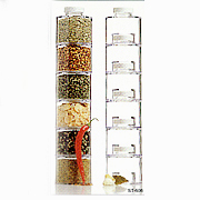 ST-606 Acrylic Spice Tower (set of 6 pieces) (ST-606 Акриловые Spice башня (набор из 6 штук))