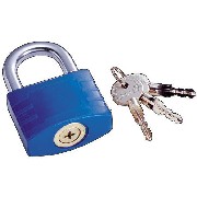 IMPACTED PLASTIC PADLOCK (TOUCHÉES PLASTIQUE CADENAS)