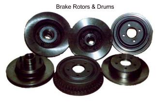  Brake Rotors, Auto Parts (Rotors pour freins, Auto Parts)