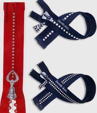  #3, #5, #8, #10 Rhinestone Zippers ( #3, #5, #8, #10 Rhinestone Zippers)