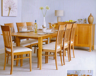  Solid Oak Dining Table And Chairs