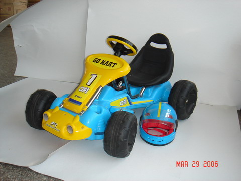  Battery Go Kart With Helmet