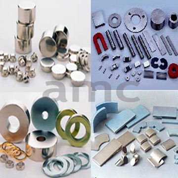 Sintered And Bonded Ndfeb Samarium Cobalt Alnico Magnets (Fritté et Bonded NdFeB Samarium Cobalt Aimants Alnico)