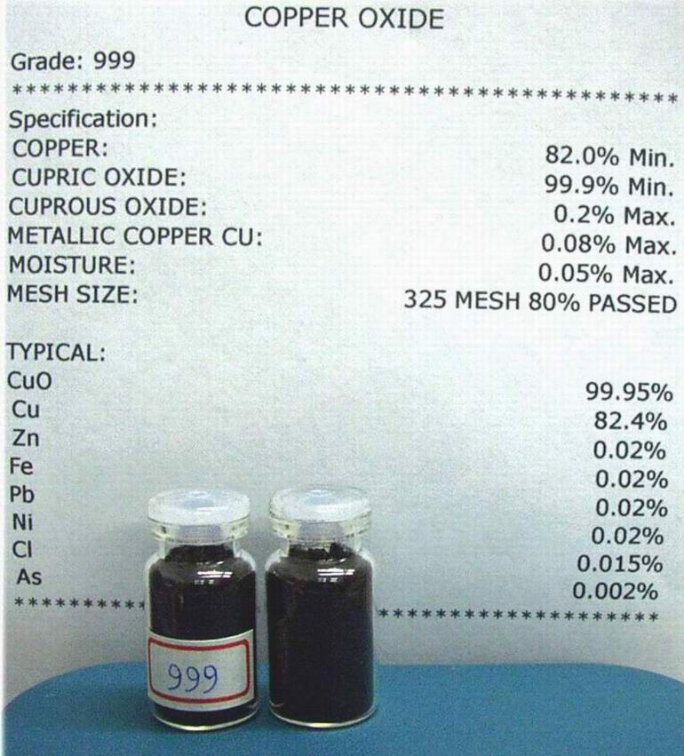  Copper Oxide (Оксида меди)