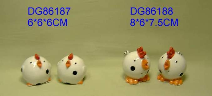  Ceramic Chicken Salt & Pepper Shakers (Keramik Chicken Salt & Pepper Shakers)