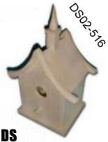  Wood Bird House ( Wood Bird House)
