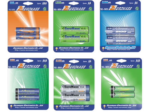  Euromass Rechargeable Batteries (Euromass Piles rechargeables)