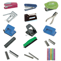  Staple, Stapler, Punch, Pushpin, Binder Clip, Paper Clip, Thumbtack