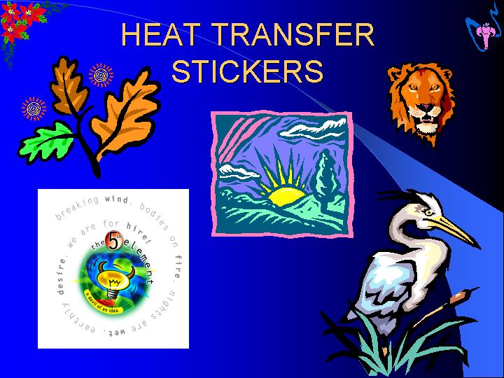 Heat Transfer Stickers (Heat Transfer Stickers)