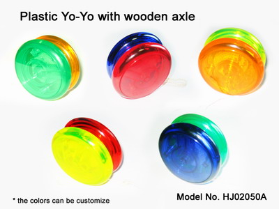Plastic Yo-Yo With Wooden Axle (Plastic Yo-Yo With Wooden Axle)