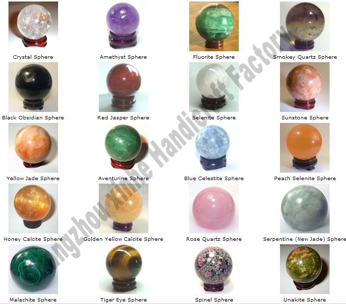  Semi-Precious Stone & Gemstone As Quartz Sphere & Marble Stone Sphe