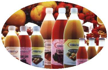  100 % Natural Fruit Juice & Concentrate (100% Natural Jus de Fruits & Concentré)