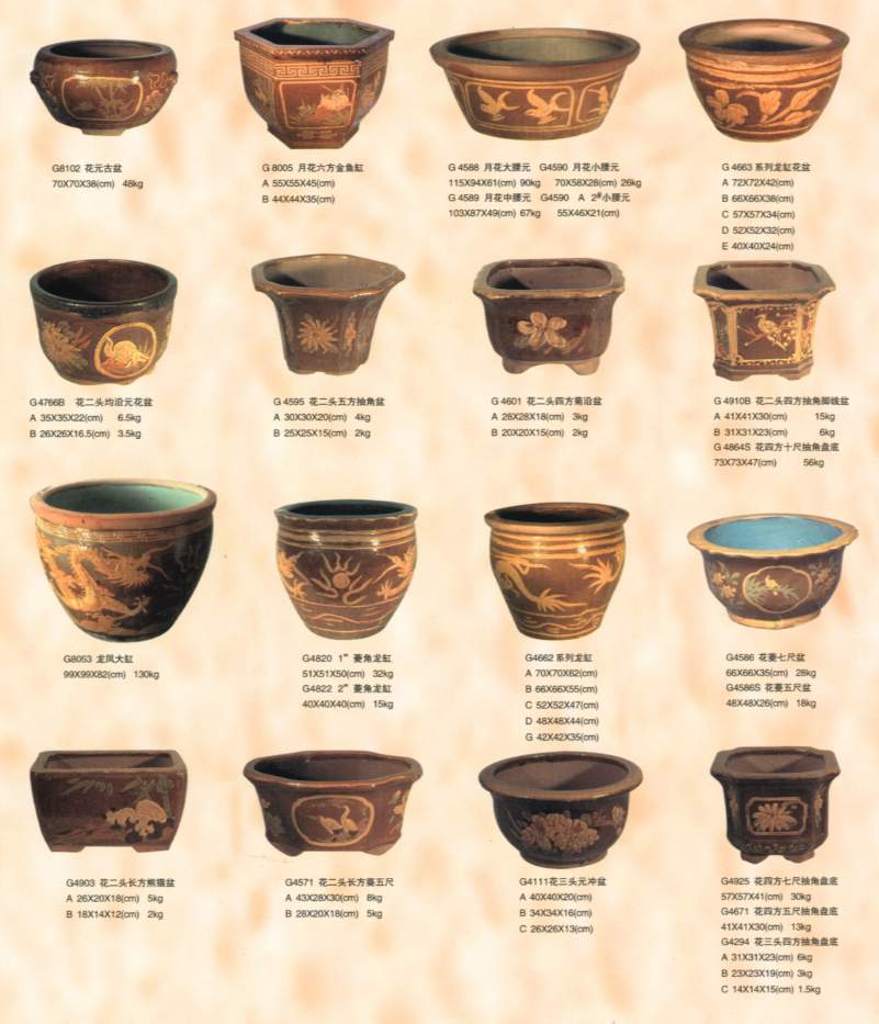  Glazed Ceramic Outdoor Pot / Pottery Pot
