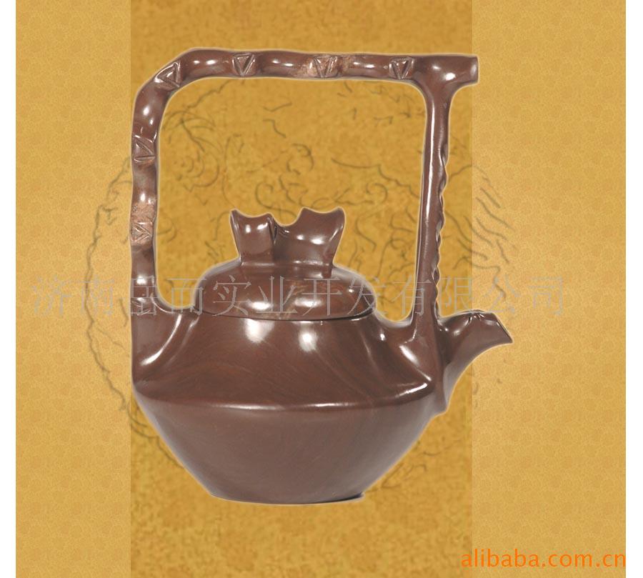  China Muwen Jade Carved Tea Sets (Chine Muwen Carved Jade Tea Sets)