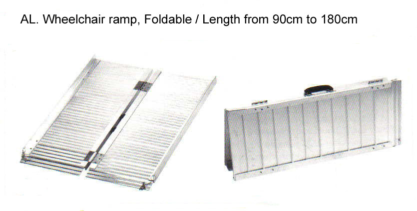  Aluminium Wheelchair Ramp (Aluminium Rollstuhlrampe)