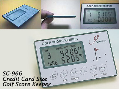 Credit Card Size Golf Score Keeper (Credit Card Size Golf Score Keeper)