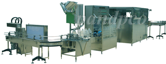  1 Gallon Bottle Filling Machine Line (1 Gallone Abfüllanlage Line)