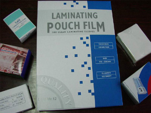  Laminating Films (Les films de pelliculage)