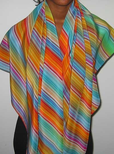  Printing Silk Scarves ()