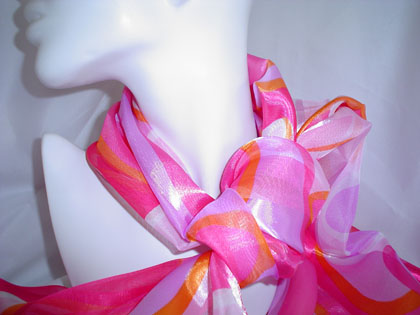  Silk Printing Scarves ()