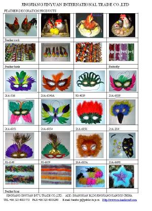  Feather Cock, Feather Mask, Feather Boas