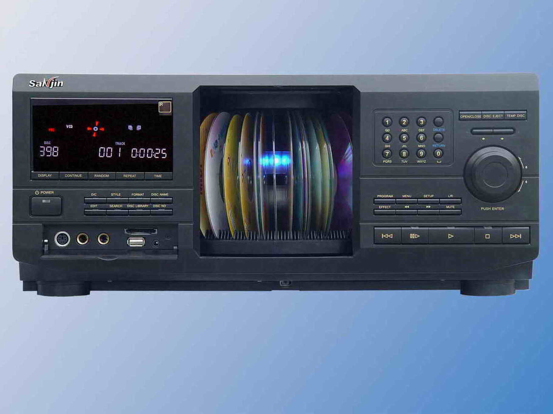 Mega Storage 400 Disc DVD Changer With CD G Karaoke (Mega хранения 400 дисков DVD CD чейнджер на G Караоке)