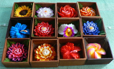  Carved Soap Flowers (Carved Savon Fleurs)