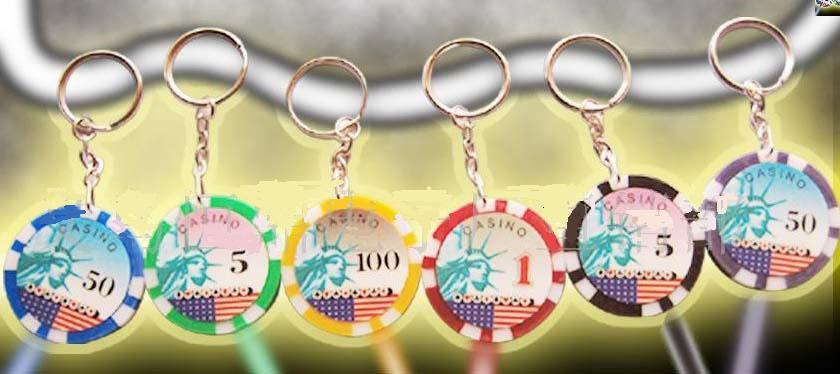  LED Poker Chip ( Casino) Flashlight With Keyring / Keychain,promotion gift (Светодиодные Poker Chip (казино) Фонарь с брелок / брелок, продвижение подарок)