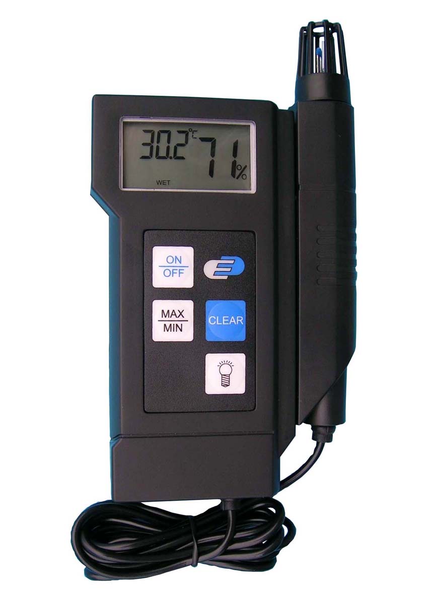 Digital Handle- TypeThermometer And Hygrometer (Digital Handle-TypeThermometer et hygromètre)