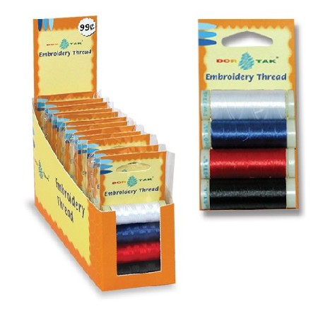  Handy Packs Of Embroidery Thread In Counter Display (Handy Packs Of Embroidery thread dans Counter Display)