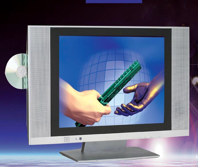  LCD TV With DVD Player ( LCD TV With DVD Player)