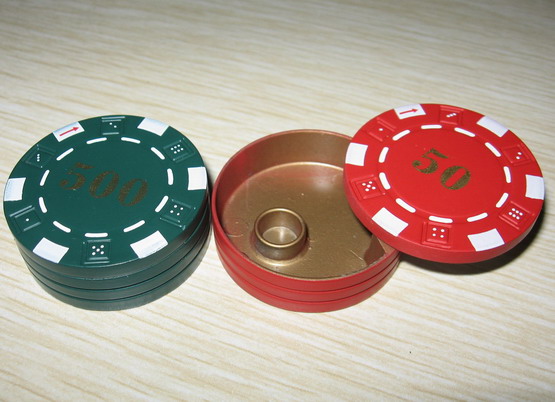  Portable Poker Chip Ashtray (Portable Poker Chip Cendrier)