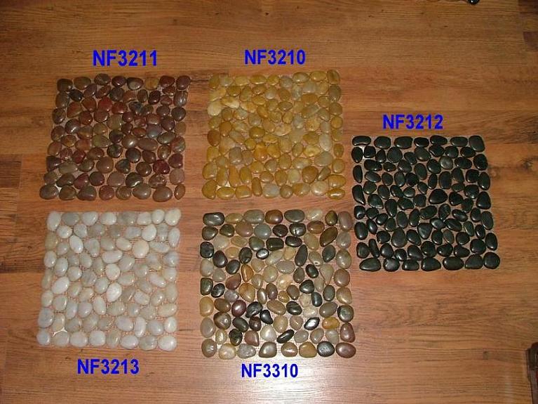  River Stone (Natural Stone), Stone Tile, Cobble, Pebble (River Stone (pierre naturelle), Stone Tile, Cobble, Pebble)