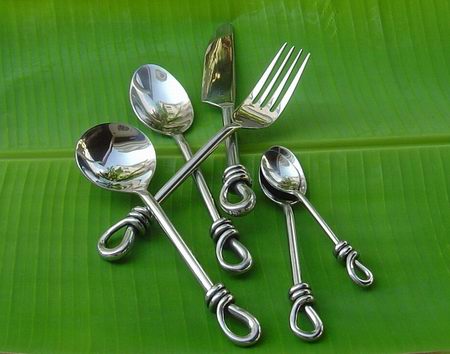  Thai Stainless Steel Cutlery / Flatware (Thai Edelstahl Besteck / Besteck)