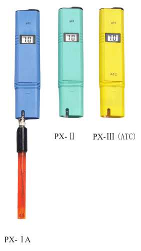  PX-I, PX-IA (BNC), PX-II, PX-III (ATC) Mini PH Meter (PX-I, PX-IA (BNC), PX-II, PX-III (УВД), мини PH Meter)