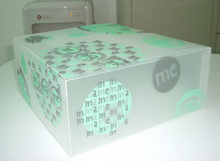  Printed Semi-Transparent Gift PP Box (Semi-transparent imprimé PP Gift Box)