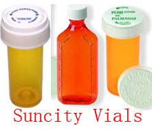  Ovals, Plastic Vials, Prescription Bottles, Prescription Packagings