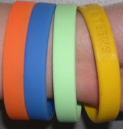  Silicone Wrist Bands (Wrist Bands silicone)